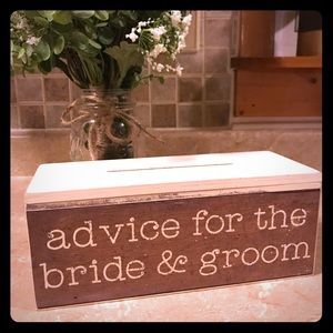 Wedding - Advice for the Bride and Groom card box